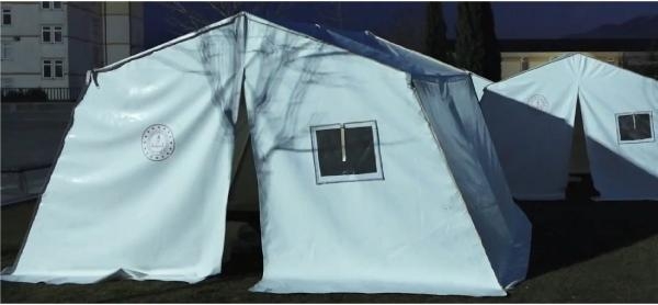 Meslek liselerinden depremzedeler için AFAD standartlarında çadır üretimi