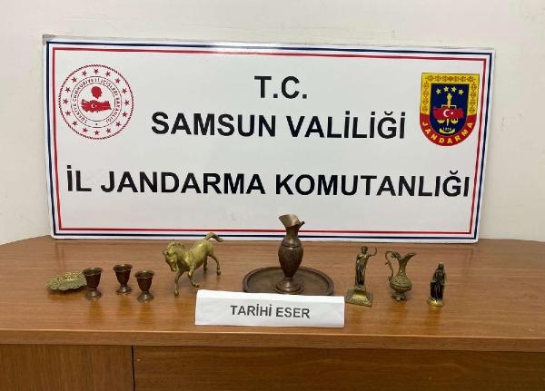 Samsun'da tarihi eser operasyonu: 1 gözaltı