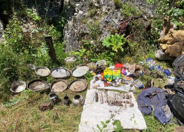 Tokat'ta PKK sığınağı bulundu