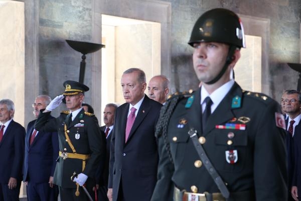 Anıtkabir'de '30 Ağustos' töreni