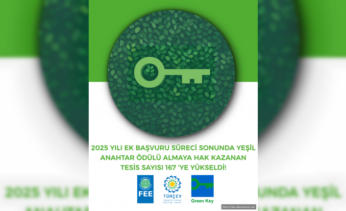 TÜRÇEV’den Sürdürülebilir Turizme Güçlü Destek: Uluslararası Yeşil Anahtar Ödülü Alan Tesis Sayısı Artıyor!