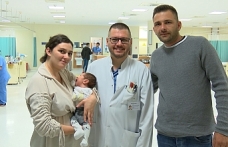 Kalp tedavisi için Kosova’dan uçak ambulansla gelen minik Tiar, sağlığına kavuştu