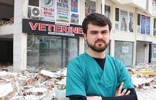 6 Şubat'ta açılışını yapacağı veteriner kliniği, depremde harabeye döndü