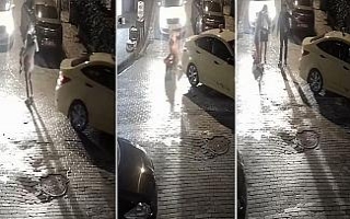 Anne ve bebeğin ölümden döndüğü kaza kamerada