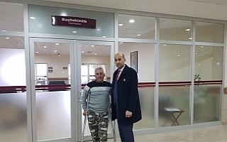 Ayağını kaybeden gazi 22 yıl sonra yürüyebilecek