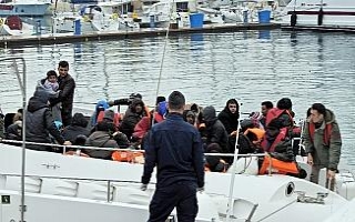 Aynı botta 9 farklı ülkeden göçmen