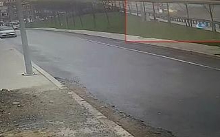 Batışehir bağlantı yolunda feci kaza kamerada