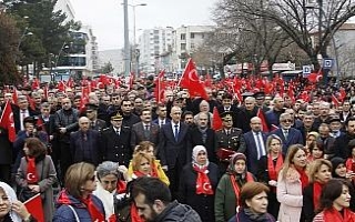 Çankırılı kadınlardan Mehmetçiğe destek mitingi