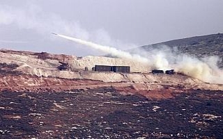 Çok namlulu roket atarlardan Afrin’e yoğun atış