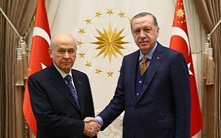 Cumhurbaşkanı Erdoğan, Bahçeli’yi kabul etti