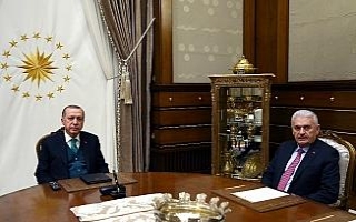 Cumhurbaşkanı Erdoğan, Başbakan Yıldırım’ı...