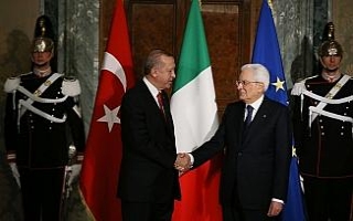 Cumhurbaşkanı Erdoğan, İtalyan mevkidaşıyla...