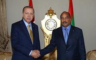 Cumhurbaşkanı Erdoğan, Moritanyalı mevkidaşıyla...