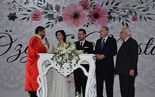 Cumhurbaşkanı Erdoğan nikah şahidi oldu