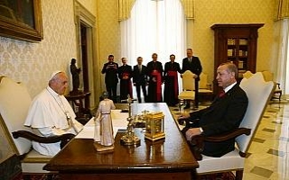 Cumhurbaşkanı Erdoğan Papa Francis ile görüştü
