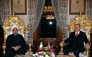 Cumhurbaşkanı Erdoğan, Ruhani ile görüştü