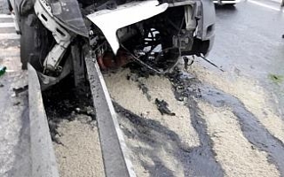 Engelli öğrencileri taşıyan servis kaza yaptı:10...