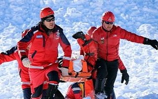 Erciyes’te nefes kesen çığ tatbikatı