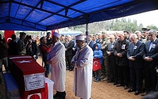 Hataylı Afrin şehidini binler uğurladı