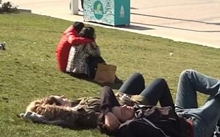 İstanbullular Şubat ayında yazdan kalma bir gün...