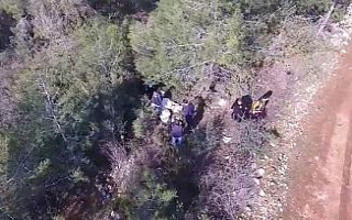Ormana gizlenen uyuşturucu drone ile bulundu