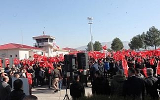 Siirtliler, Mehmetçik’leri Afrin’e uğurladı