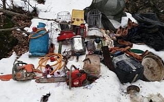 Tunceli’de PKK’nın kullandığı 5 sığınak...