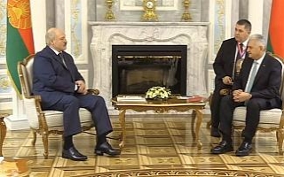 Yıldırım Belarus Cumhurbaşkanı Lukaşenko ile...