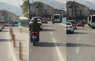 Bursa’da hayrete düşüren görüntü