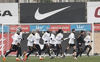 Galatasaray Karabükspor maçı hazırlıklarını...