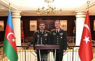 Hasanov, Genelkurmay Başkanı Akar’ı ziyaret etti