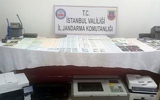 Jandarmadan sahte belge yapan çeteye operasyon