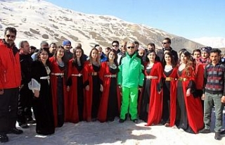 Kar Festivali renkli görüntülere sahne oldu
