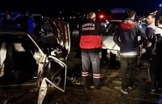 Konya’da trafik kazası: 1 ölü, 3 yaralı