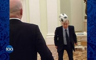 Putin’den futbol şov