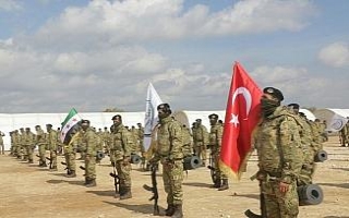 Raco operasyonuna katılan Hamza Tümeni fotoğraf...