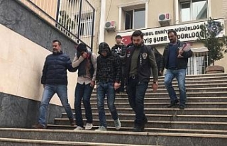 Seri gaspçılar otomobilde uyurken yakalandı