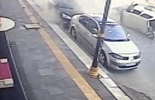 Sivas’taki feci kaza güvenlik kamerasında