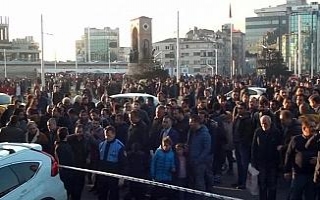 Taksim’den silah sesleri yükseldi