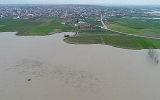 Taşan Ergene Nehri havadan görüntülendi