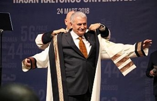 Yıldırım’a Hasan Kalyoncu Üniversitesinden fahri...