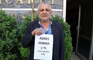 Adres sormak 1 TL