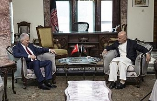 Afganistan Cumhurbaşkanı Gani ile görüştü