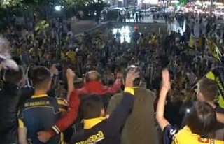 Ankaragücü taraftarı Süper Lig coşkusunu yaşadı