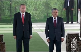 Erdoğan Özbek mevkidaşıyla görüştü