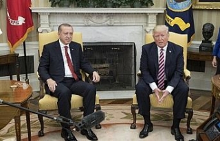 Erdoğan Trump’la görüştü