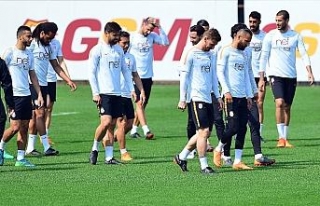 Galatasaray Başakşehir maçı hazırlıklarına...
