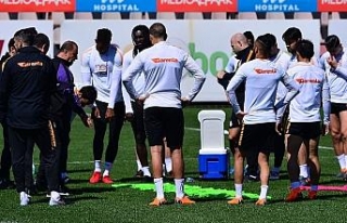 Galatasaray Gençlerbirliği maçı hazırlıklarını...