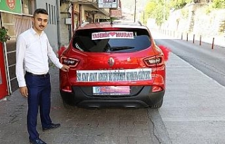 Gelin arabalarındaki ilginç yazılar güldürüyor