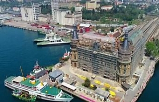 Haydarpaşa Garı’nda restorasyon çalışmaları...